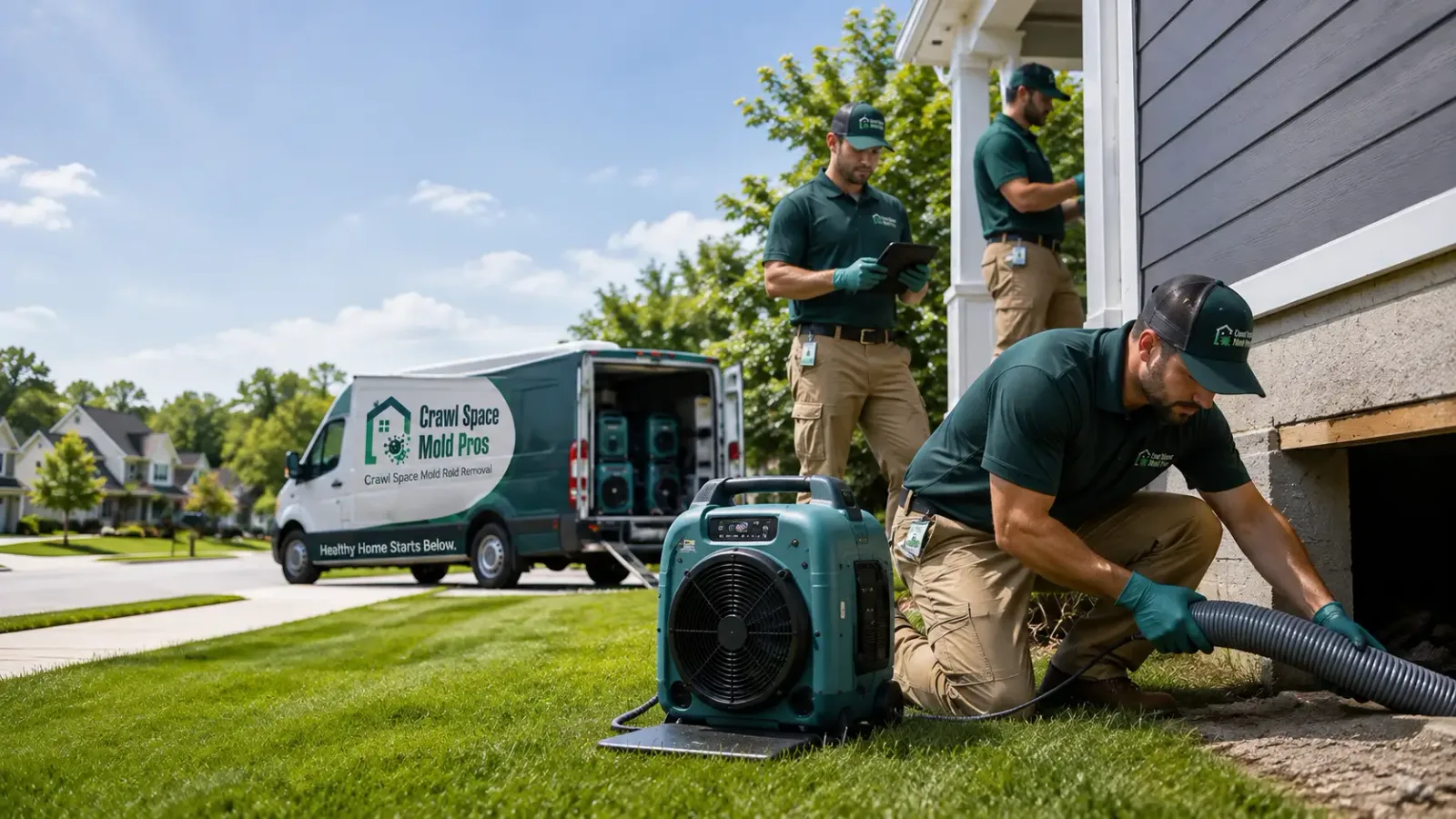 Crawl Space Mold Removal in Grayslake, IL